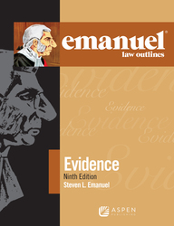 image of Emanuel Law Outline for evidence study guide